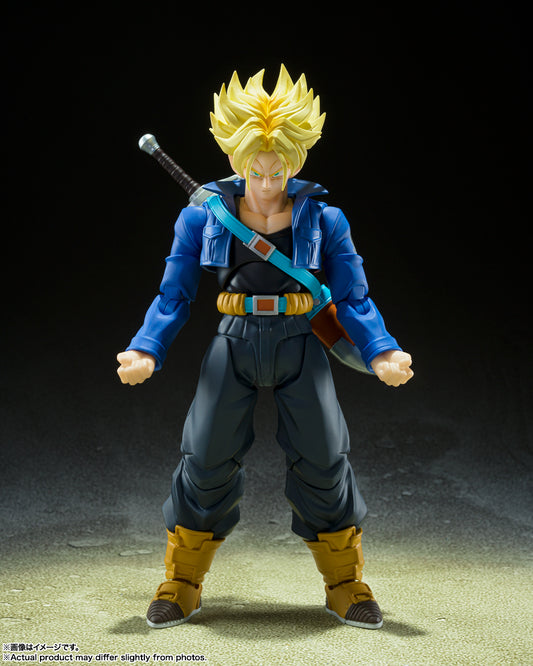 BANDAI SPIRITS S.H.Figuarts Dragon Ball Z Super Saiyan Trunks The Boy from the Future Reissue Action Figure