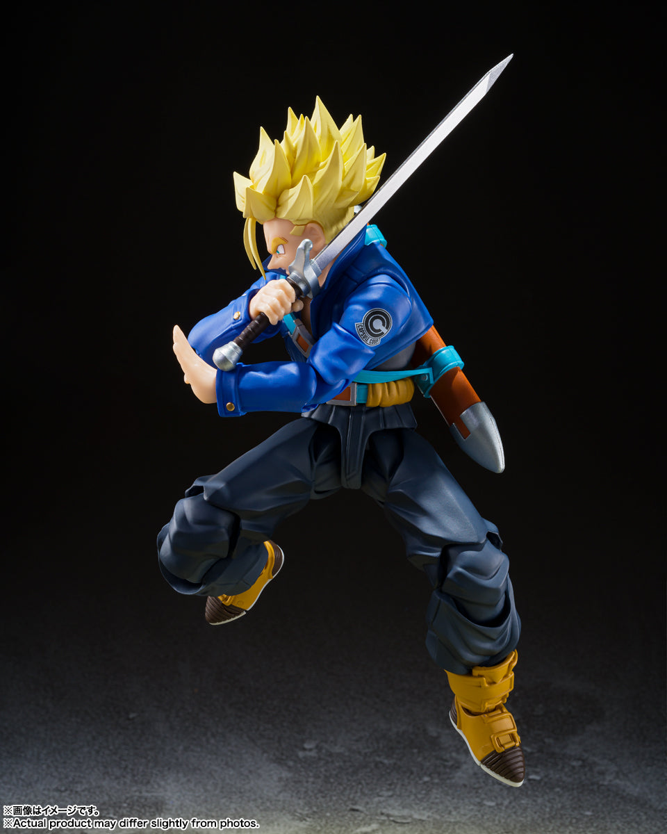 BANDAI SPIRITS S.H.Figuarts Dragon Ball Z Super Saiyan Trunks The Boy from the Future Reissue Action Figure
