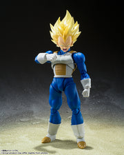 BANDAI SPIRITS S.H.Figuarts Dragon Ball Z Super Saiyan Vegeta Awakened Super Saiyan Blood Reissue Action Figure