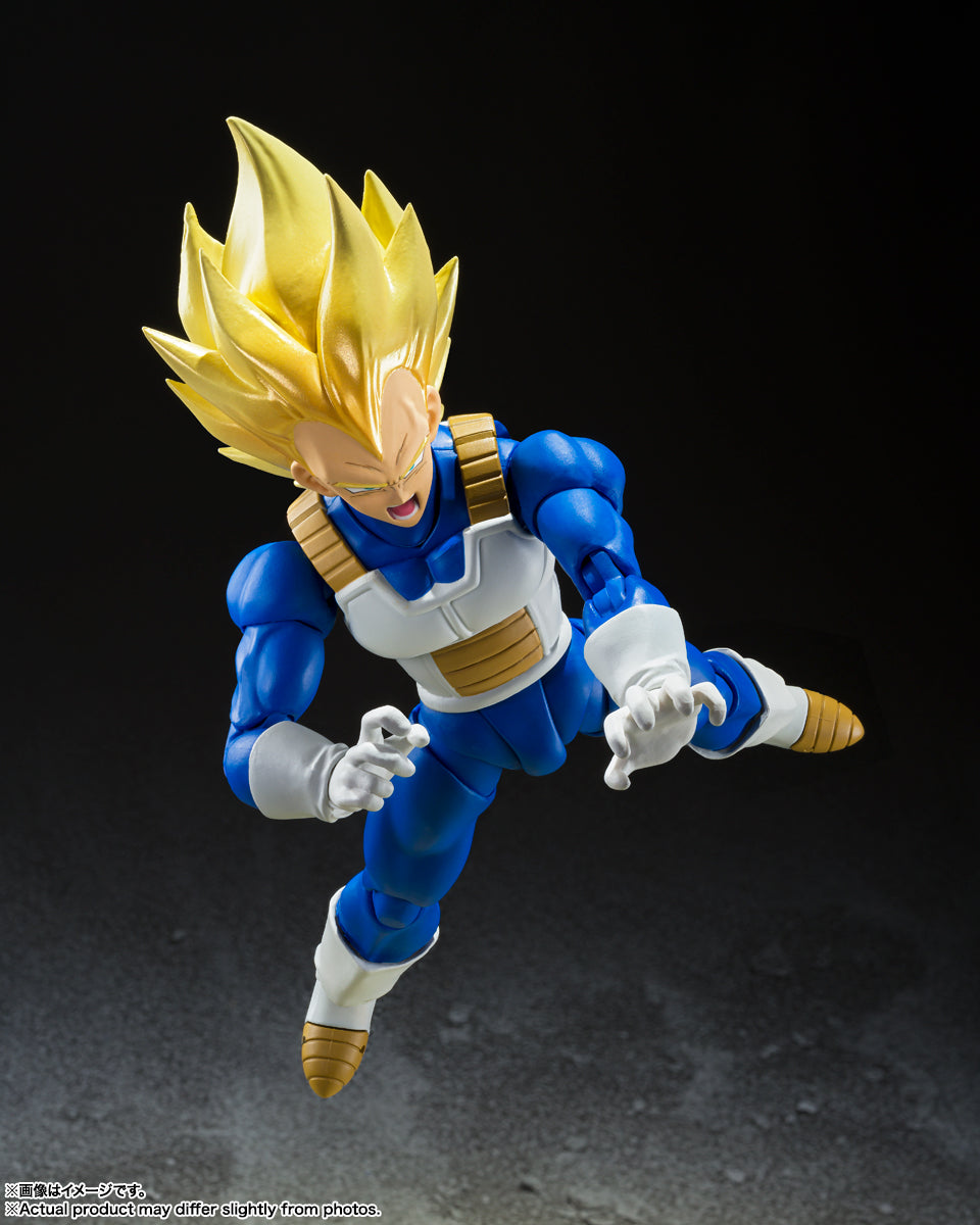 BANDAI SPIRITS S.H.Figuarts Dragon Ball Z Super Saiyan Vegeta Awakened Super Saiyan Blood Reissue Action Figure