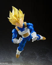 BANDAI SPIRITS S.H.Figuarts Dragon Ball Z Super Saiyan Vegeta Awakened Super Saiyan Blood Reissue Action Figure