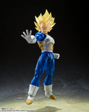 BANDAI SPIRITS S.H.Figuarts Dragon Ball Z Super Saiyan Vegeta Awakened Super Saiyan Blood Reissue Action Figure