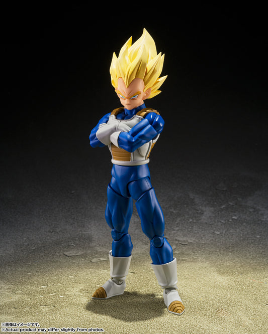 S.H.Figuarts Dragon Ball Z Super Saiyan Vegeta Dangerous Pride Action Figure official product image