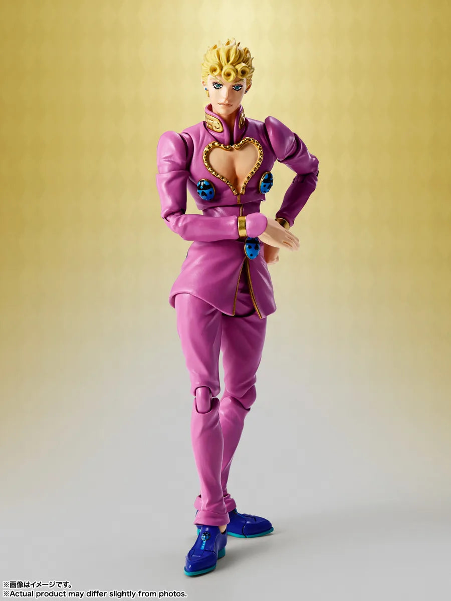 BANDAI SPIRITS S.H.Figuarts Giorno Giovanna JoJo's Bizarre Adventure Golden Wind action figure