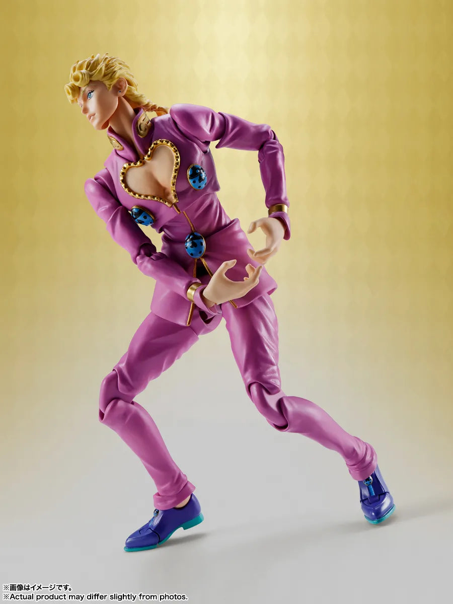 BANDAI SPIRITS S.H.Figuarts Giorno Giovanna JoJo's Bizarre Adventure Golden Wind action figure