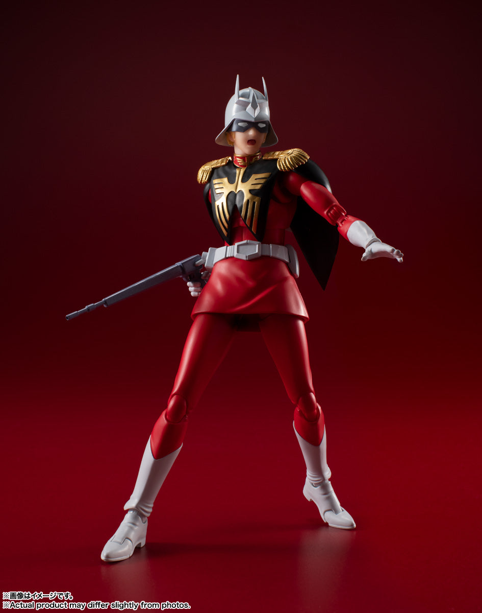 BANDAI SPIRITS S.H.Figuarts Mobile Suit Gundam Char Aznable Action Figure