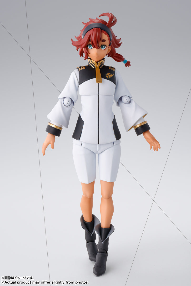 BANDAI SPIRITS S.H.Figuarts Suletta Mercury Gundam The Witch from Mercury action figure
