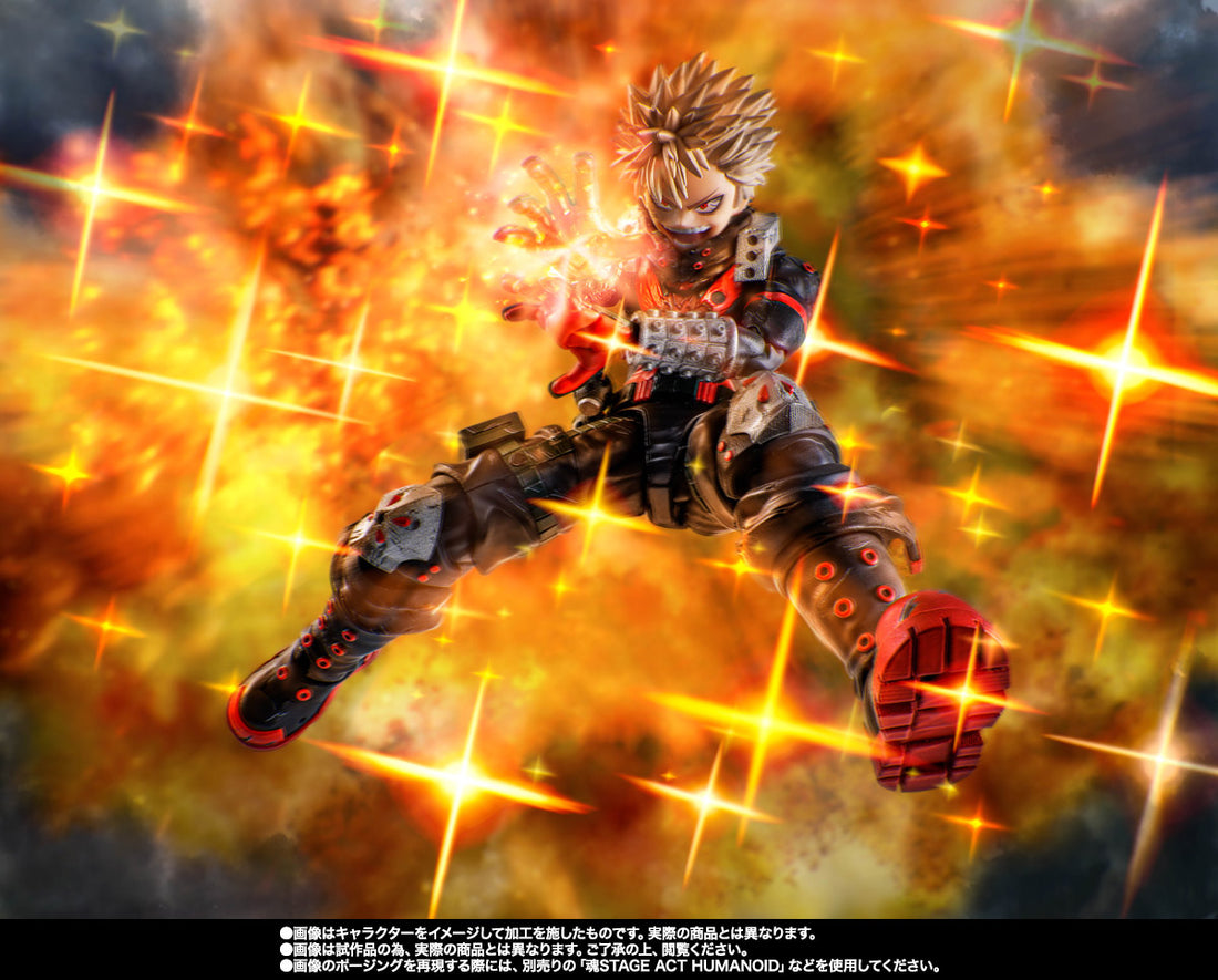 S.H.Figuarts My Hero Academia Katsuki Bakugo The Beginning Action Figure official product image