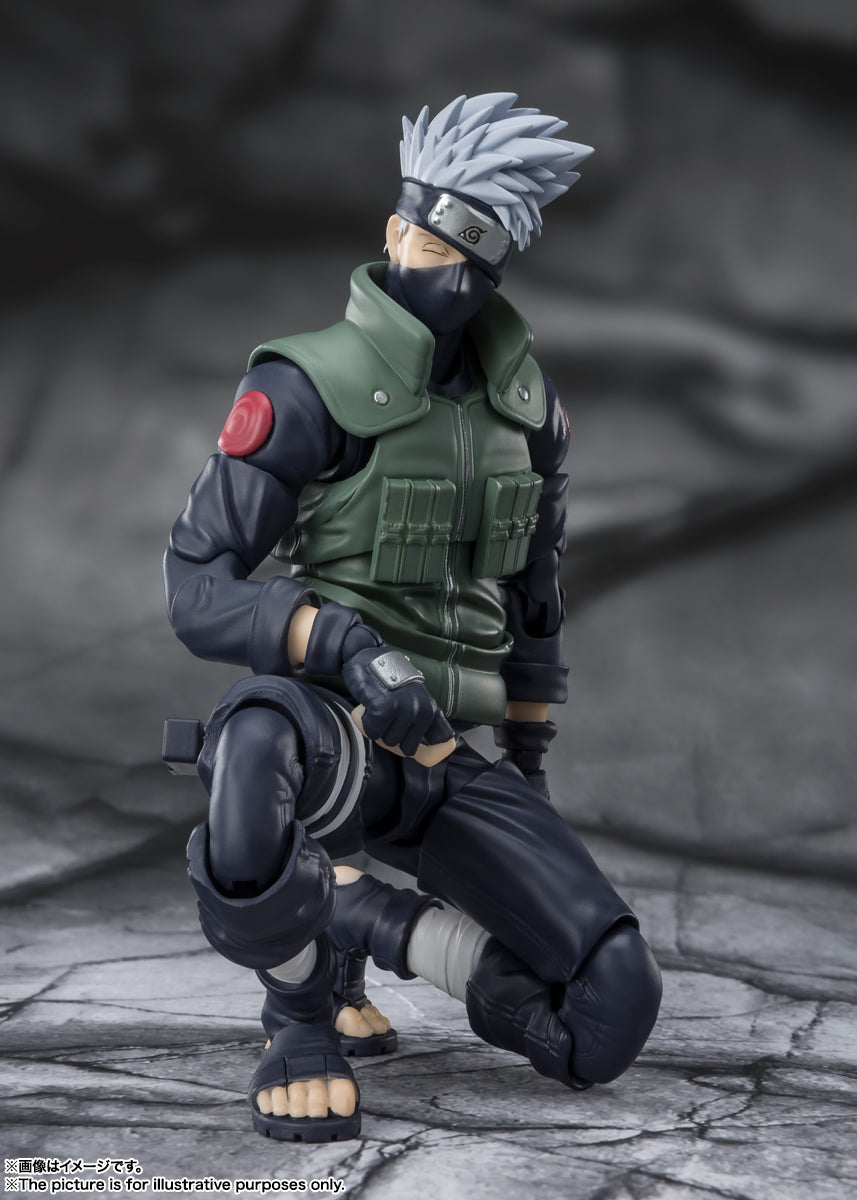 BANDAI SPIRITS S.H.Figuarts NARUTO Kakashi Hatake Renowned Sharingan Hero Action Figure