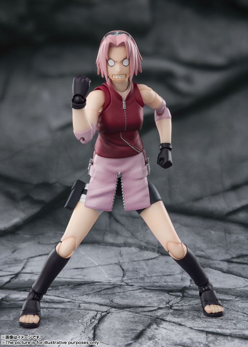 BANDAI SPIRITS S.H.Figuarts NARUTO Sakura Haruno Inherited Fighting Spirit Reissue Action Figure