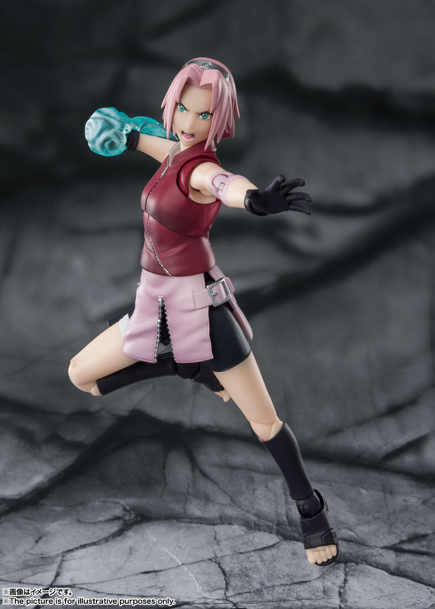 BANDAI SPIRITS S.H.Figuarts NARUTO Sakura Haruno Inherited Fighting Spirit Reissue Action Figure