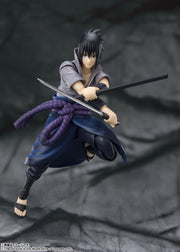 BANDAI SPIRITS S.H.Figuarts NARUTO Sasuke Uchiha Bearer of All Hatred Reissue Action Figure