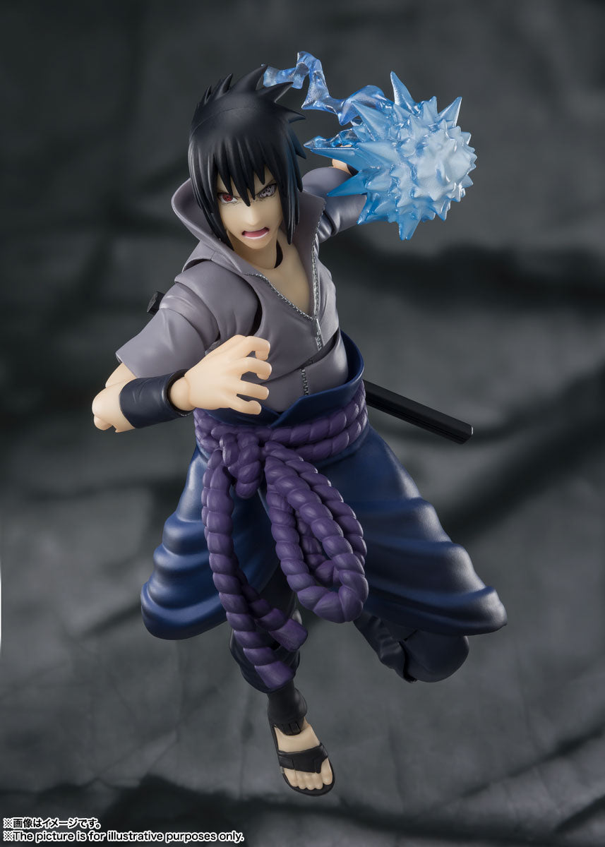 BANDAI SPIRITS S.H.Figuarts NARUTO Sasuke Uchiha Bearer of All Hatred Reissue Action Figure