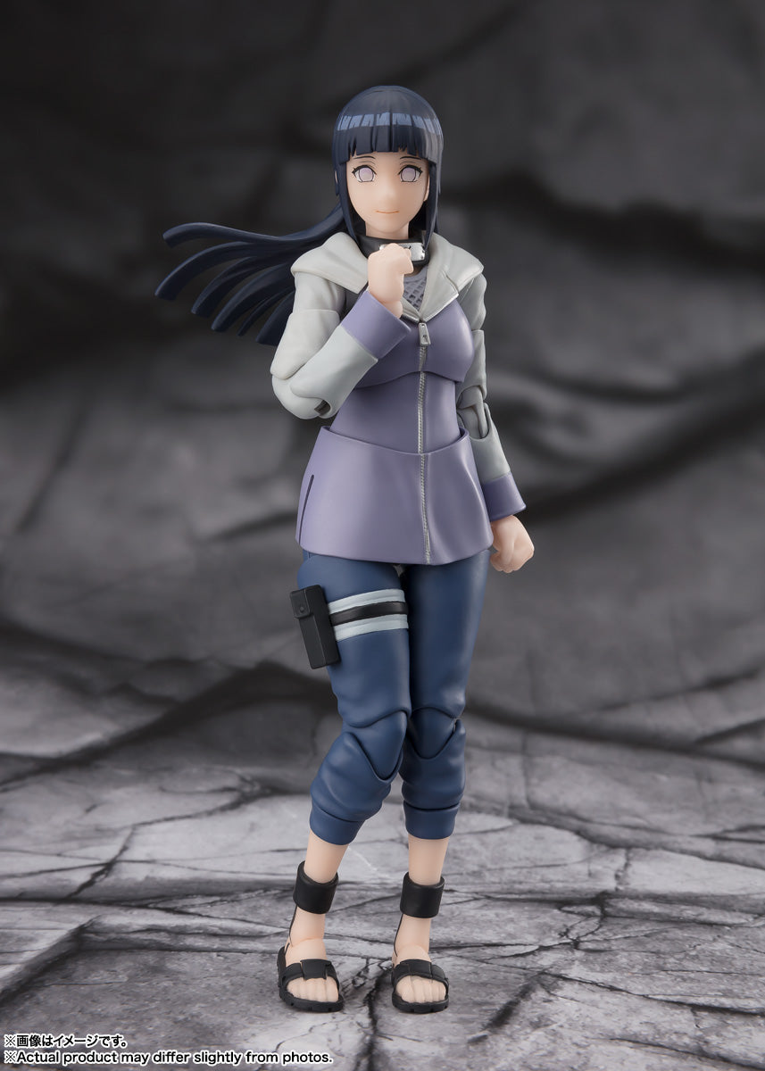BANDAI SPIRITS S.H.Figuarts NARUTO Shippuden Hinata Hyuga Noble White Eyes Action Figure