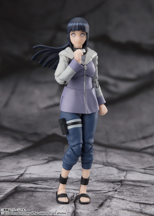 BANDAI SPIRITS S.H.Figuarts NARUTO Shippuden Hinata Hyuga Noble White Eyes Action Figure