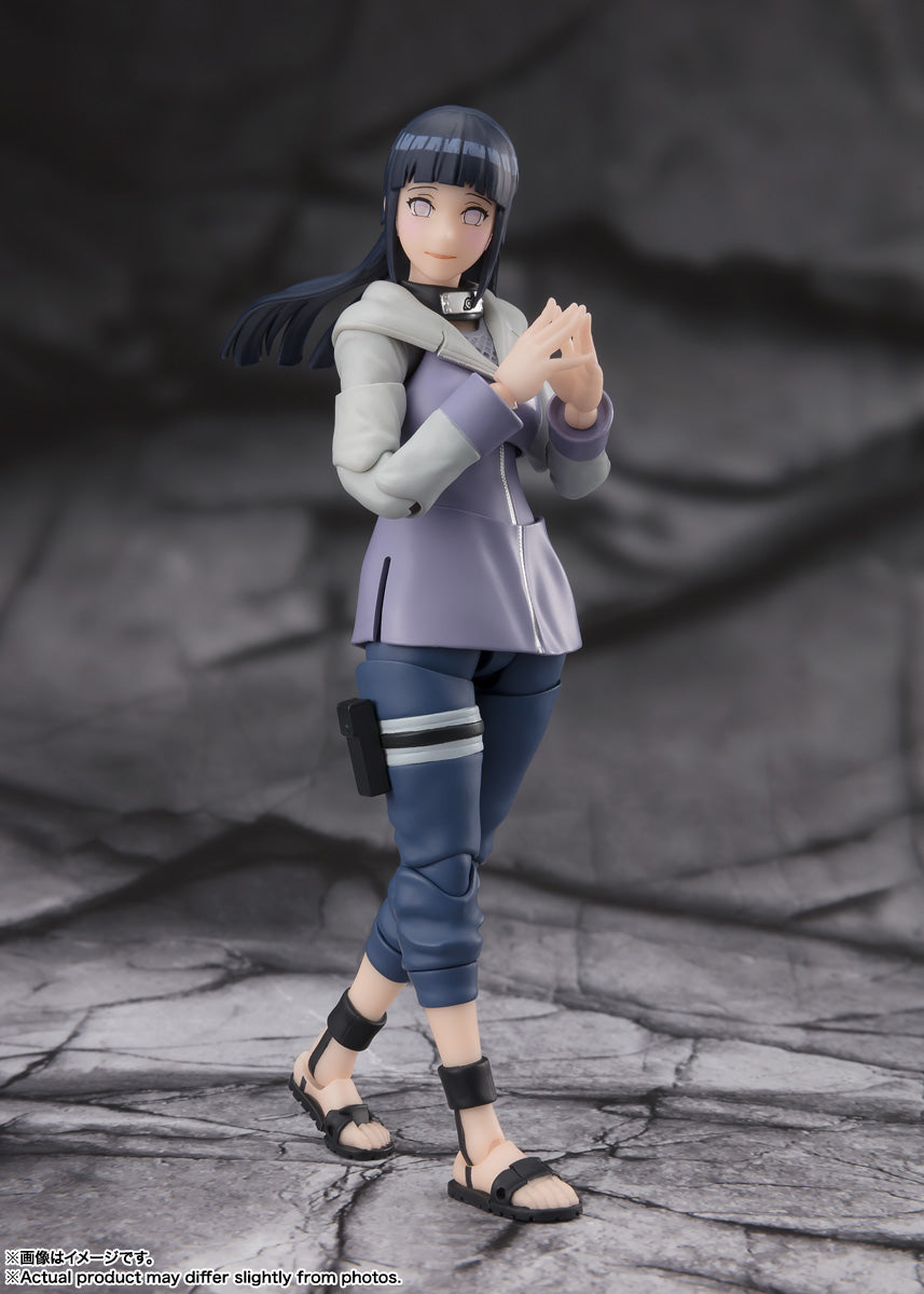 BANDAI SPIRITS S.H.Figuarts NARUTO Shippuden Hinata Hyuga Noble White Eyes Action Figure