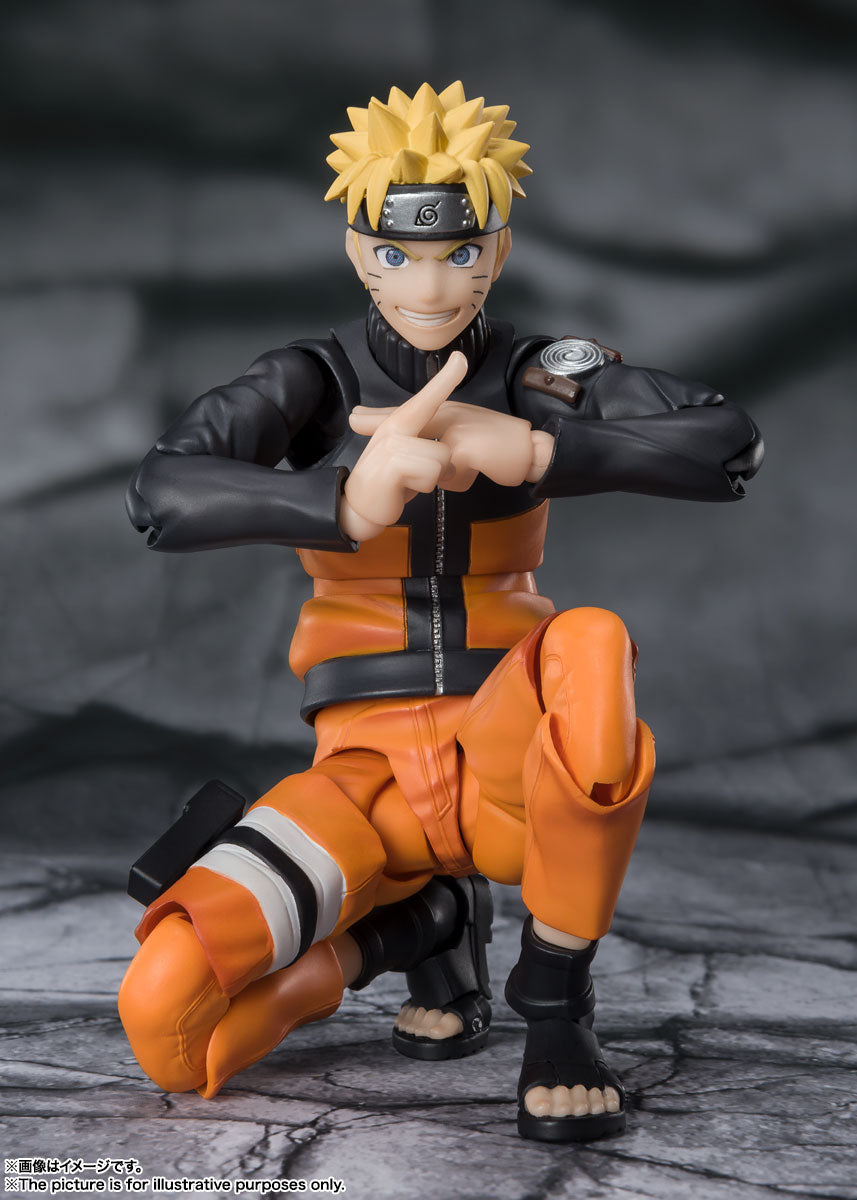 BANDAI SPIRITS S.H.Figuarts NARUTO Shippuden Naruto Uzumaki Jinchuriki Entrusted with Hope Reissue Action Figure