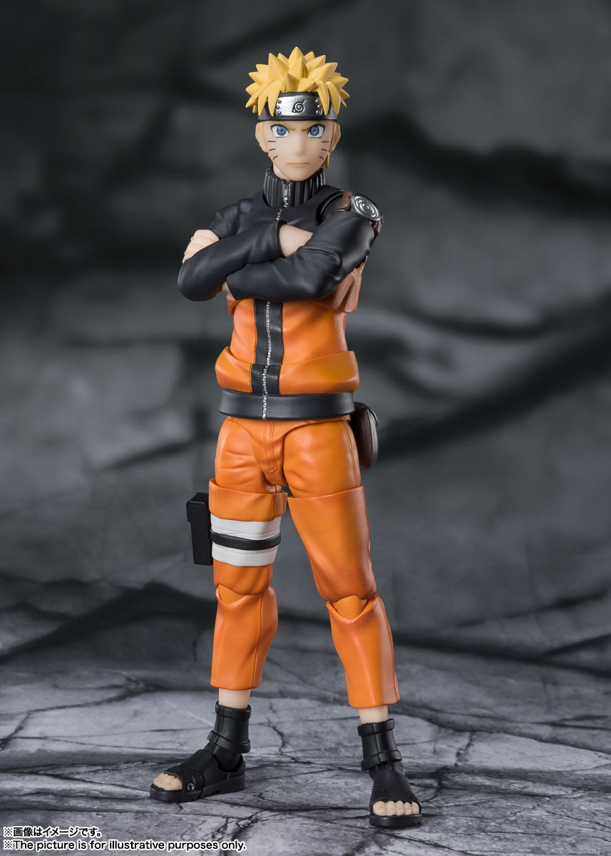 BANDAI SPIRITS S.H.Figuarts NARUTO Shippuden Naruto Uzumaki Jinchuriki Entrusted with Hope Reissue Action Figure