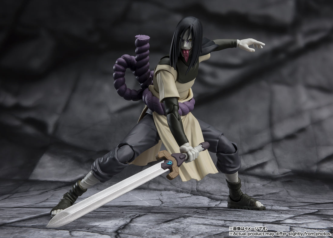BANDAI SPIRITS S.H.Figuarts NARUTO Shippuden Orochimaru Seeker of Immortality Action Figure