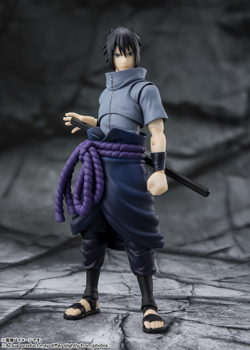 BANDAI SPIRITS S.H.Figuarts NARUTO Shippuden Sasuke Uchiha Ninja Prodigy Action Figure