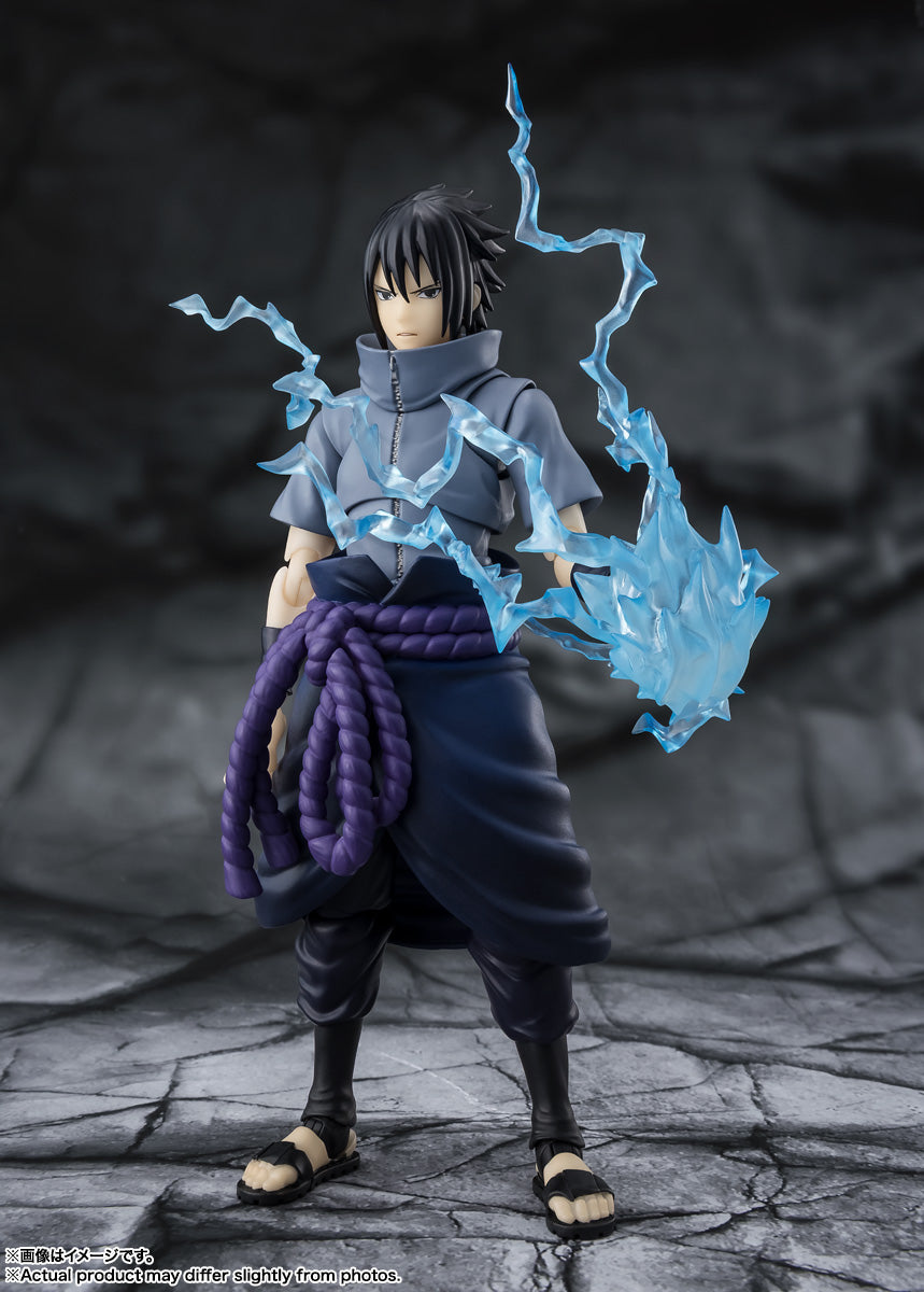 BANDAI SPIRITS S.H.Figuarts NARUTO Shippuden Sasuke Uchiha Ninja Prodigy Action Figure