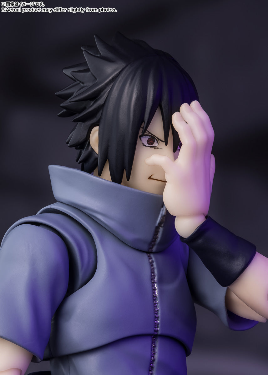 BANDAI SPIRITS S.H.Figuarts NARUTO Shippuden Sasuke Uchiha Ninja Prodigy Action Figure