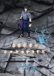 BANDAI SPIRITS S.H.Figuarts NARUTO Shippuden Sasuke Uchiha Ninja Prodigy Action Figure