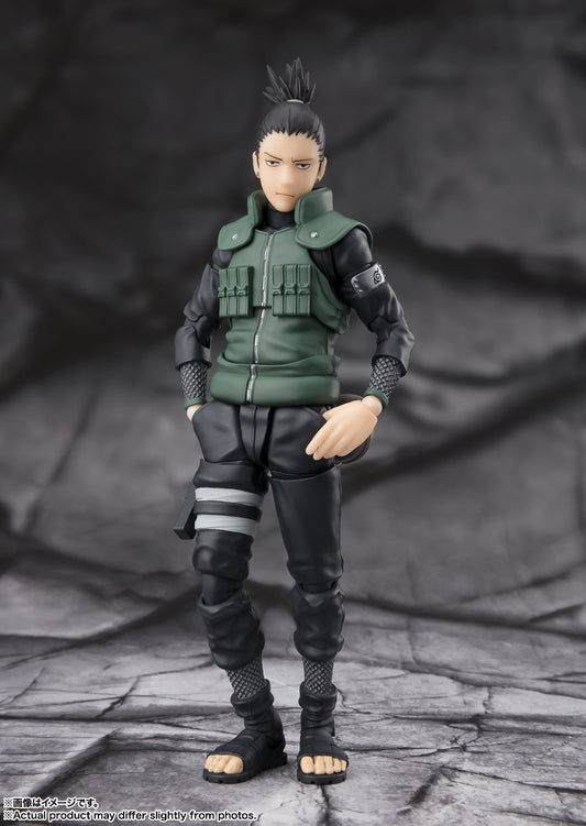 BANDAI SPIRITS S.H.Figuarts NARUTO Shippuden Shikamaru Nara A Mind Ten Moves Ahead Action Figure