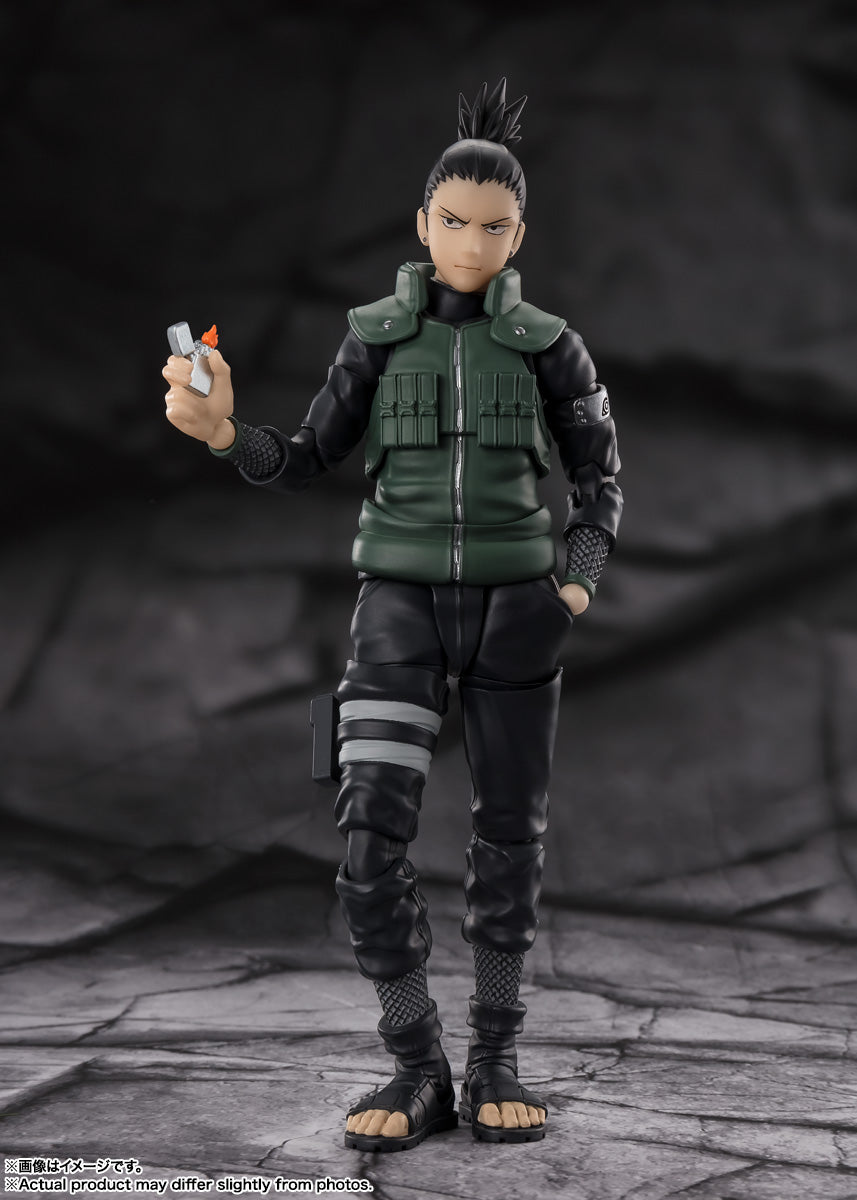 BANDAI SPIRITS S.H.Figuarts NARUTO Shippuden Shikamaru Nara A Mind Ten Moves Ahead Action Figure