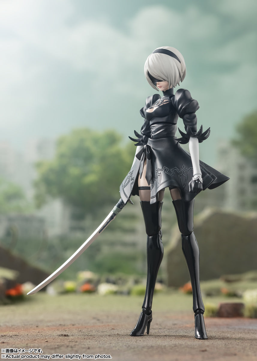 BANDAI SPIRITS S.H.Figuarts NieR:Automata Ver1.1a 2B Action Figure