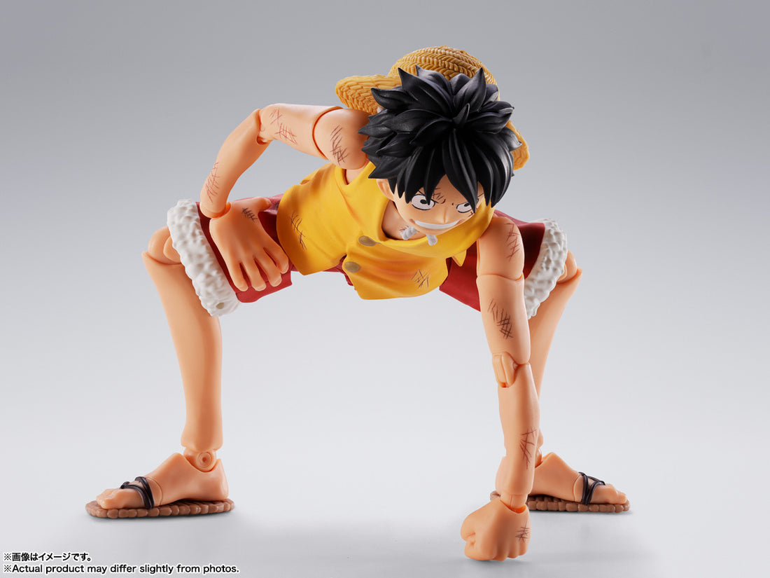 S.H.Figuarts ONE PIECE Monkey D. Luffy Marineford Summit War Action Figure official product image