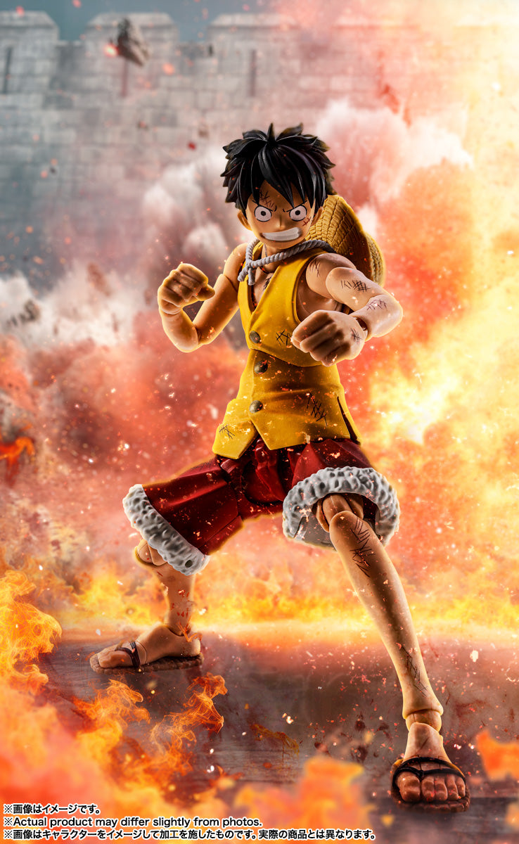 S.H.Figuarts ONE PIECE Monkey D. Luffy Marineford Summit War Action Figure official product image