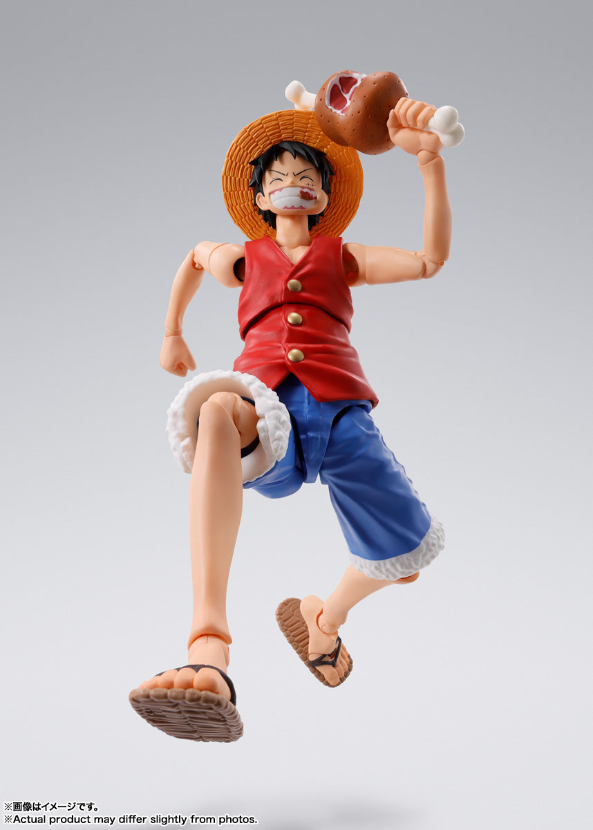 BANDAI SPIRITS S.H.Figuarts ONE PIECE Monkey D. Luffy Romance Dawn Reissue Action Figure