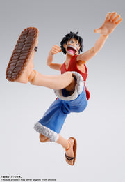 BANDAI SPIRITS S.H.Figuarts ONE PIECE Monkey D. Luffy Romance Dawn Reissue Action Figure
