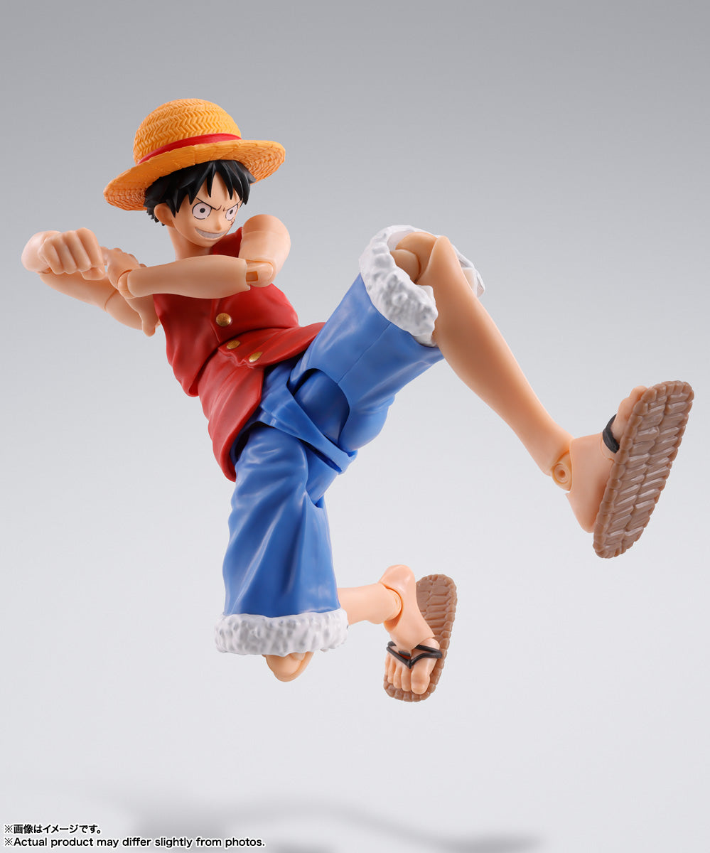 BANDAI SPIRITS S.H.Figuarts ONE PIECE Monkey D. Luffy Romance Dawn Reissue Action Figure