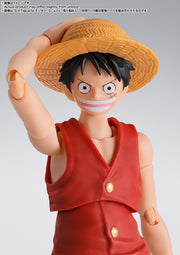 BANDAI SPIRITS S.H.Figuarts ONE PIECE Monkey D. Luffy Romance Dawn Reissue Action Figure