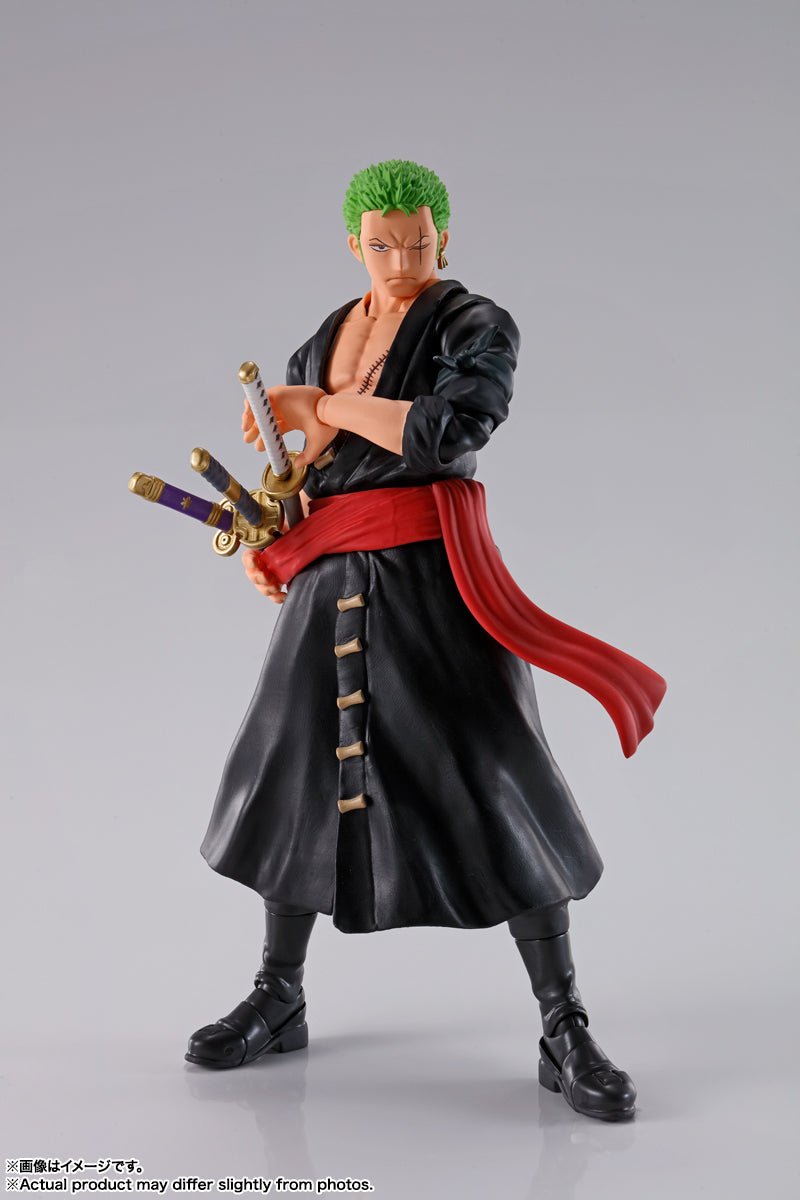 BANDAI SPIRITS S.H.Figuarts Roronoa Zoro Onigashima Raid ONE PIECE action figure
