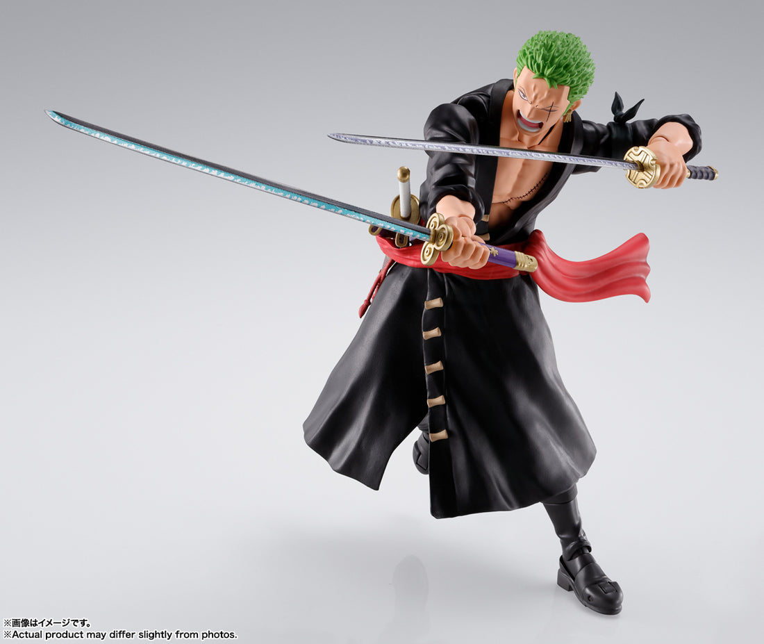 BANDAI SPIRITS S.H.Figuarts Roronoa Zoro Onigashima Raid ONE PIECE action figure