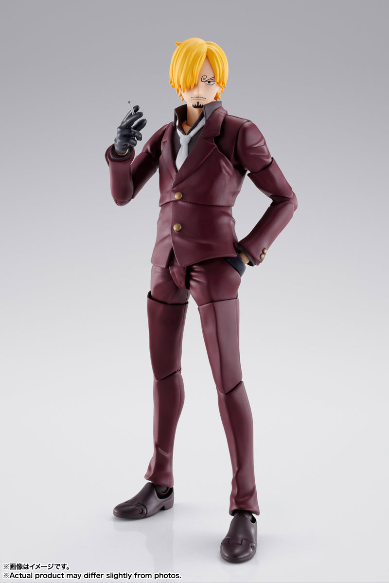 BANDAI SPIRITS S.H.Figuarts ONE PIECE Sanji Onigashima Raid Action Figure