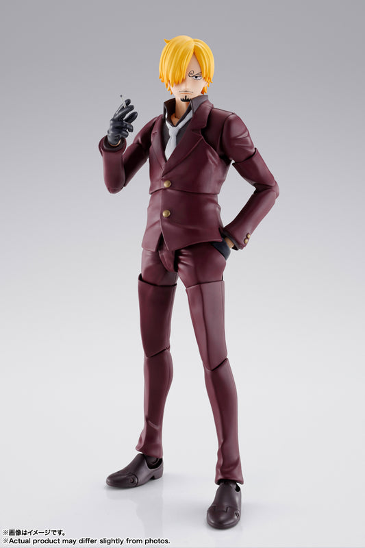 BANDAI SPIRITS S.H.Figuarts ONE PIECE Sanji Onigashima Raid Action Figure