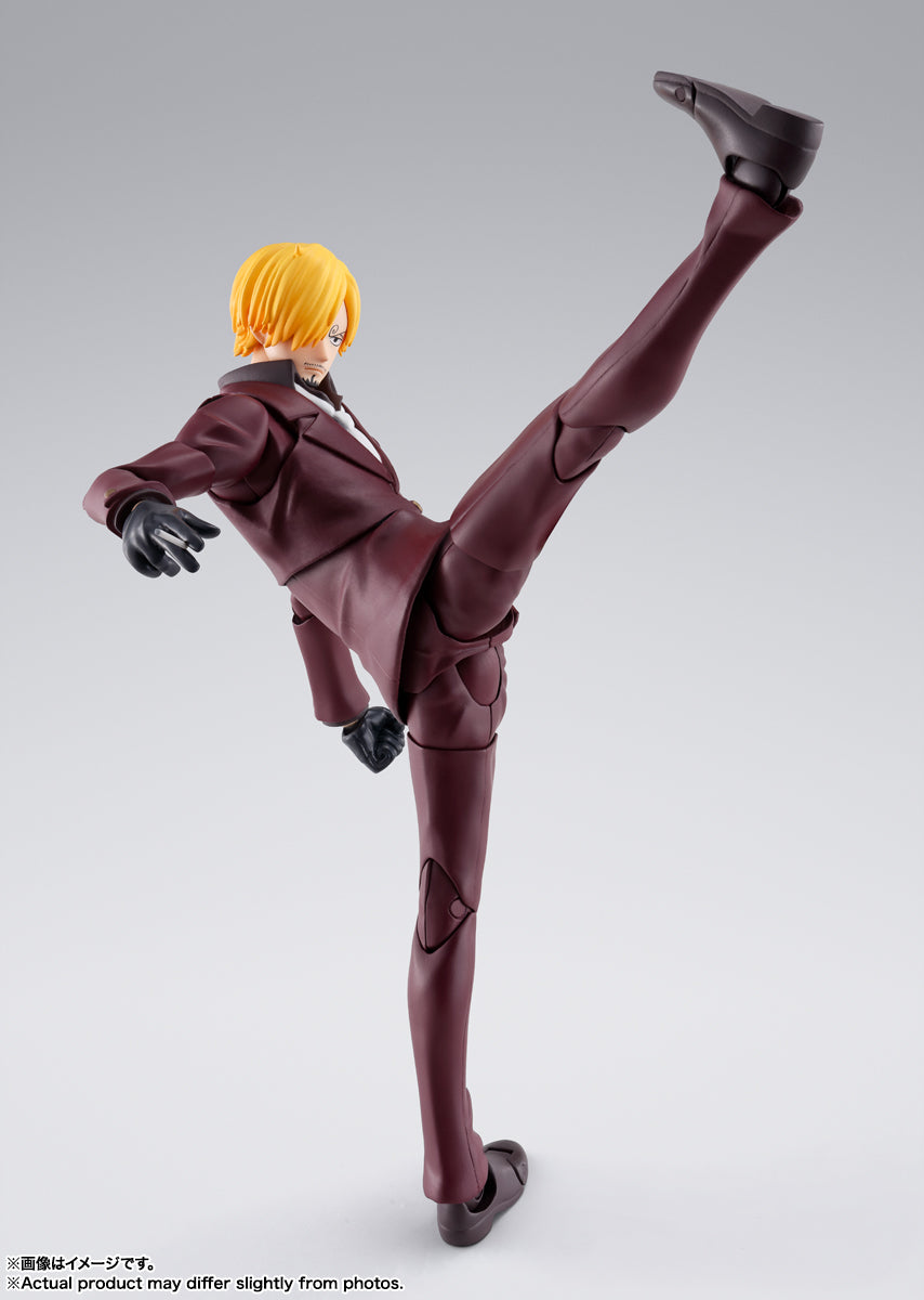 BANDAI SPIRITS S.H.Figuarts ONE PIECE Sanji Onigashima Raid Action Figure