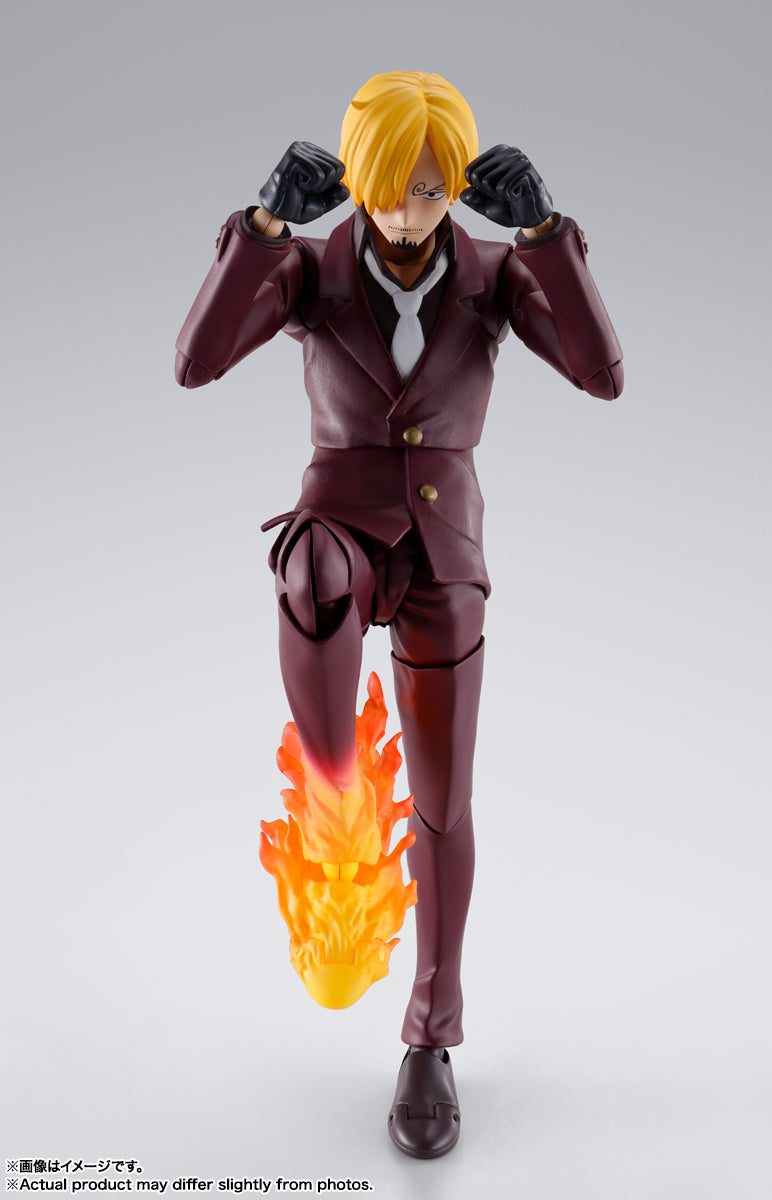 BANDAI SPIRITS S.H.Figuarts ONE PIECE Sanji Onigashima Raid Action Figure