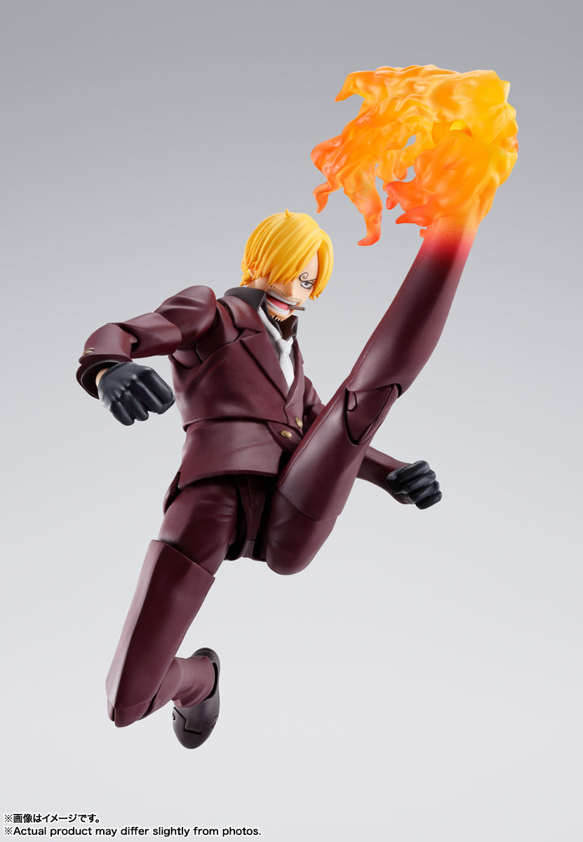 BANDAI SPIRITS S.H.Figuarts ONE PIECE Sanji Onigashima Raid Action Figure