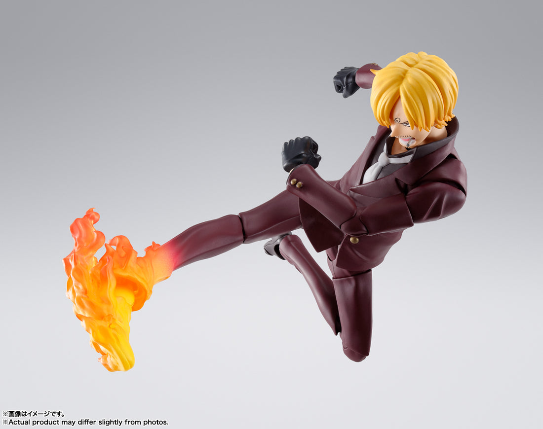 BANDAI SPIRITS S.H.Figuarts ONE PIECE Sanji Onigashima Raid Action Figure