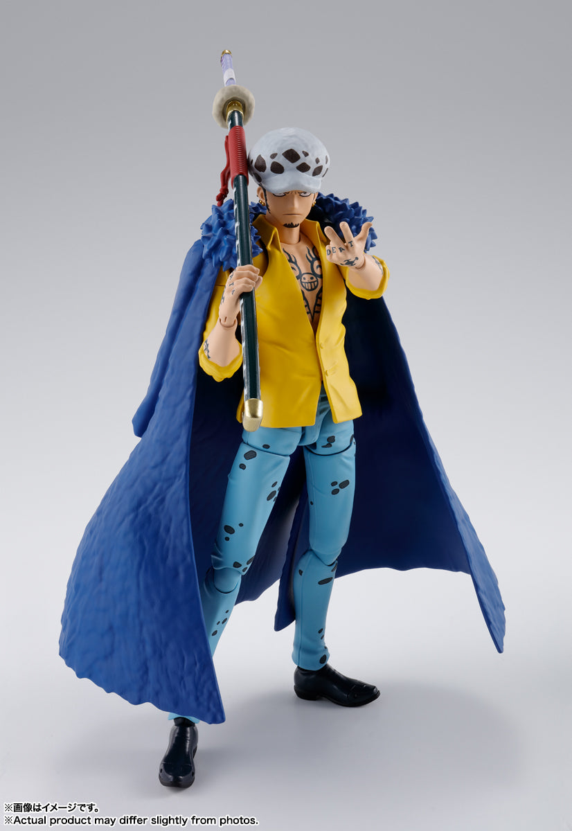 BANDAI SPIRITS S.H.Figuarts ONE PIECE Trafalgar Law Onigashima Raid Action Figure