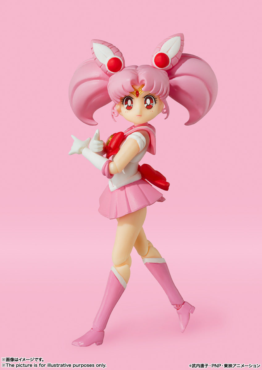 BANDAI SPIRITS S.H.Figuarts Sailor Moon S Sailor Chibi Moon Animation Color Edition Reissue Action Figure