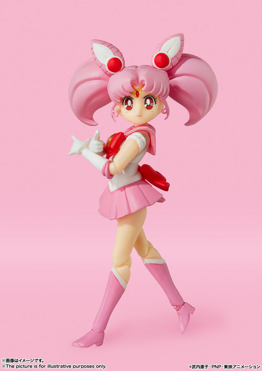 BANDAI SPIRITS S.H.Figuarts Sailor Moon S Sailor Chibi Moon Animation Color Edition Reissue Action Figure