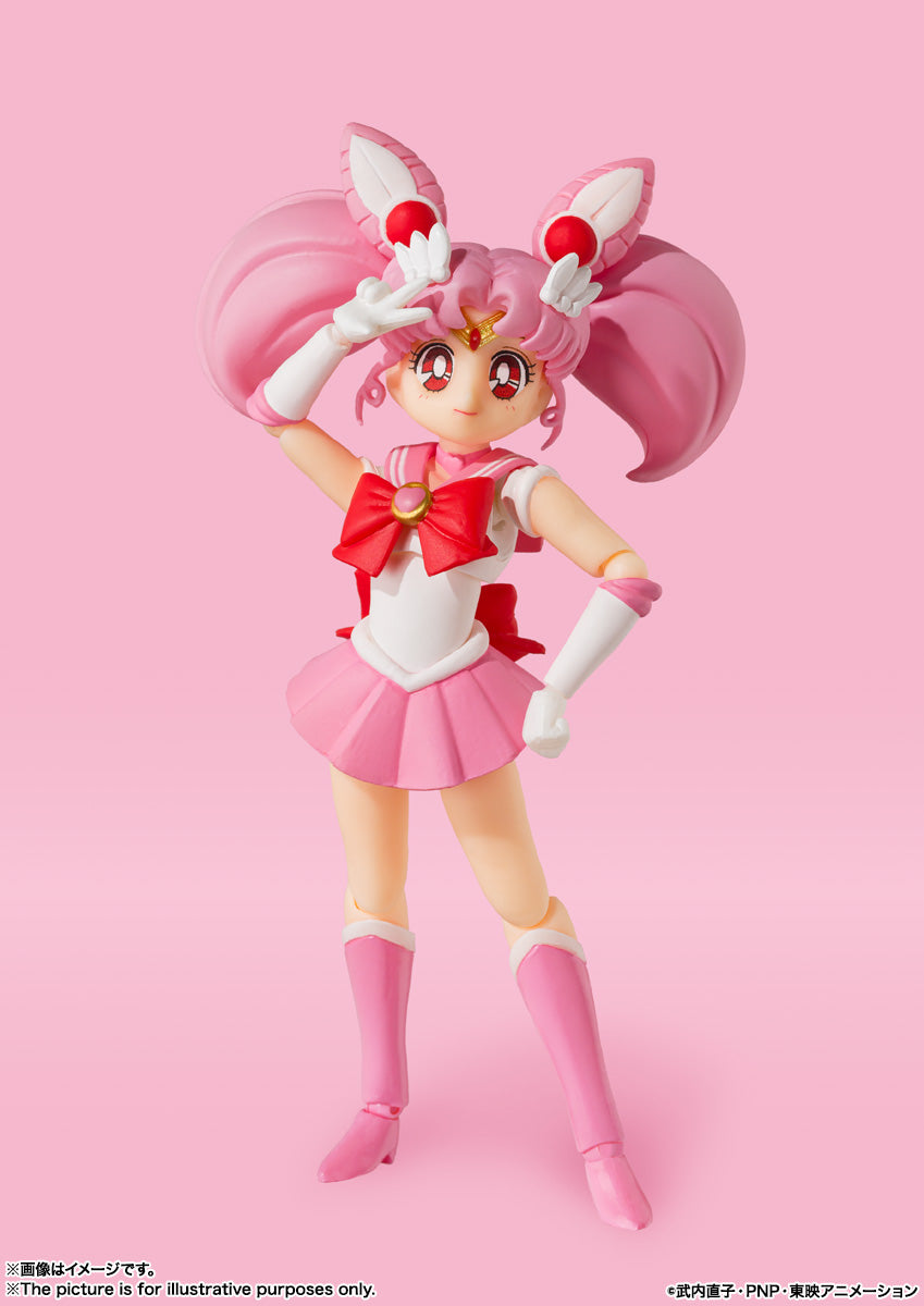 BANDAI SPIRITS S.H.Figuarts Sailor Moon S Sailor Chibi Moon Animation Color Edition Reissue Action Figure