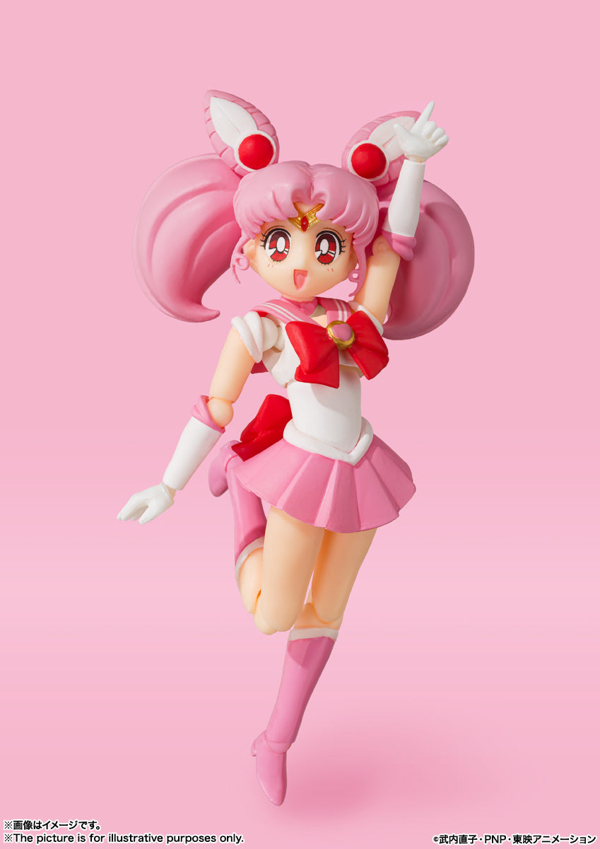 BANDAI SPIRITS S.H.Figuarts Sailor Moon S Sailor Chibi Moon Animation Color Edition Reissue Action Figure