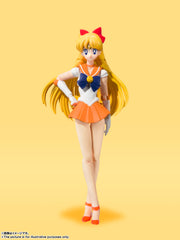 BANDAI SPIRITS S.H.Figuarts Sailor Moon Sailor Venus Animation Color Edition Reissue Action Figure